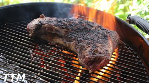 cooking tri tip on weber grill